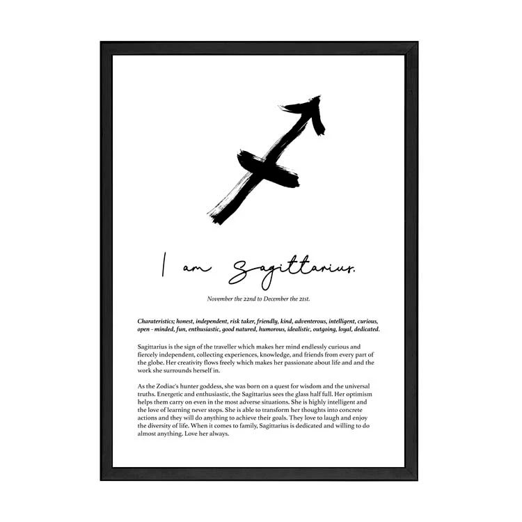 SAGITTARIUS STAR SIGN PRINT - Image 7