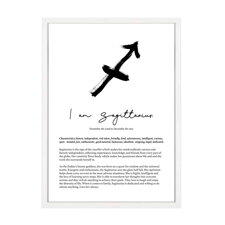 SAGITTARIUS STAR SIGN PRINT - Image 8