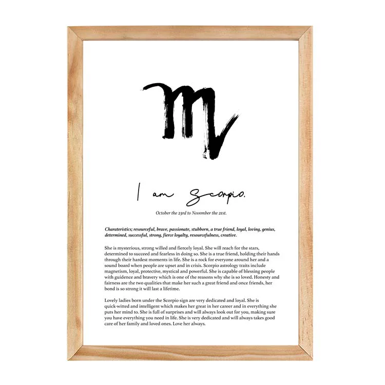 SCORPIO STAR SIGN PRINT - Image 13