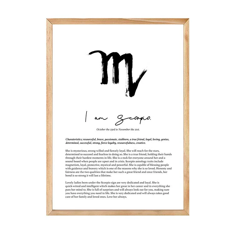 SCORPIO STAR SIGN PRINT - Image 14