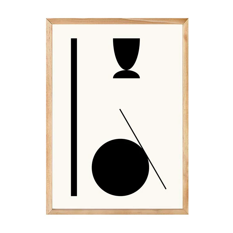 SHAPE ABSTRACT PRINT BLACK - Image 12