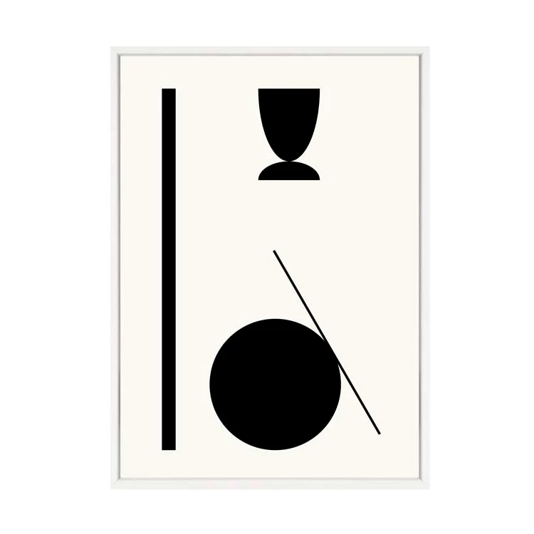 SHAPE ABSTRACT PRINT BLACK - Image 14