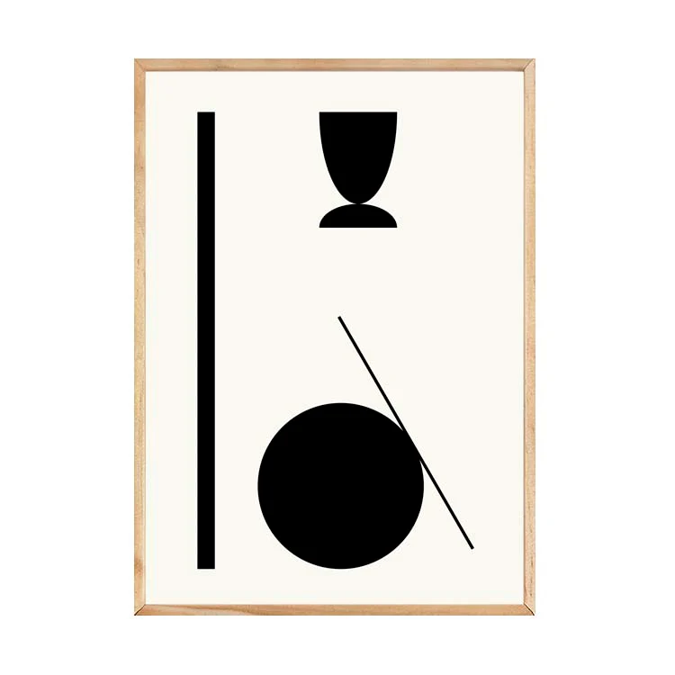 SHAPE ABSTRACT PRINT BLACK - Image 17