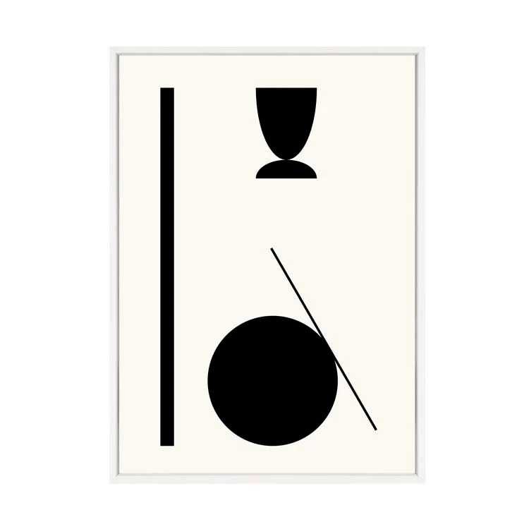 SHAPE ABSTRACT PRINT BLACK - Image 18