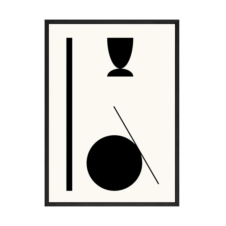 SHAPE ABSTRACT PRINT BLACK - Image 19