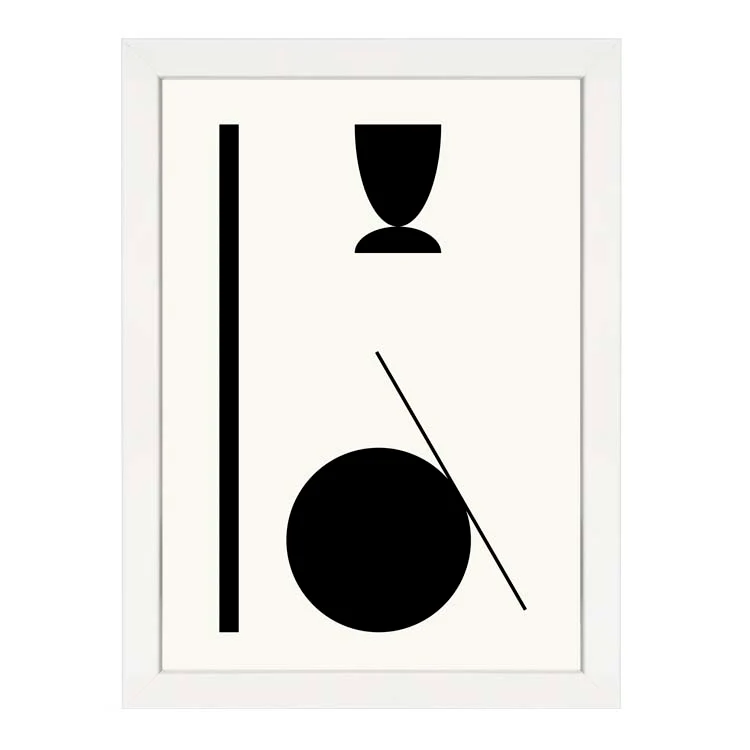 SHAPE ABSTRACT PRINT BLACK - Image 6