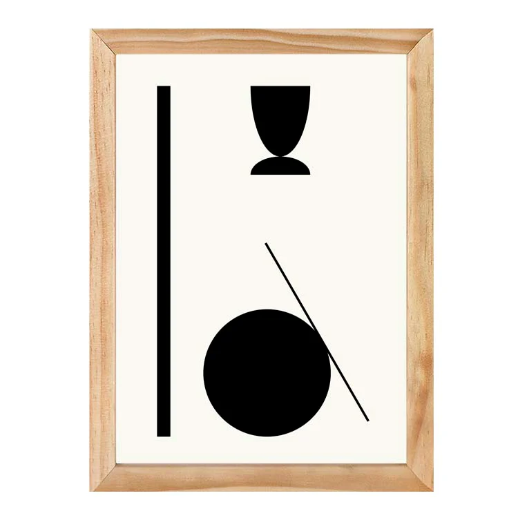 SHAPE ABSTRACT PRINT BLACK - Image 7