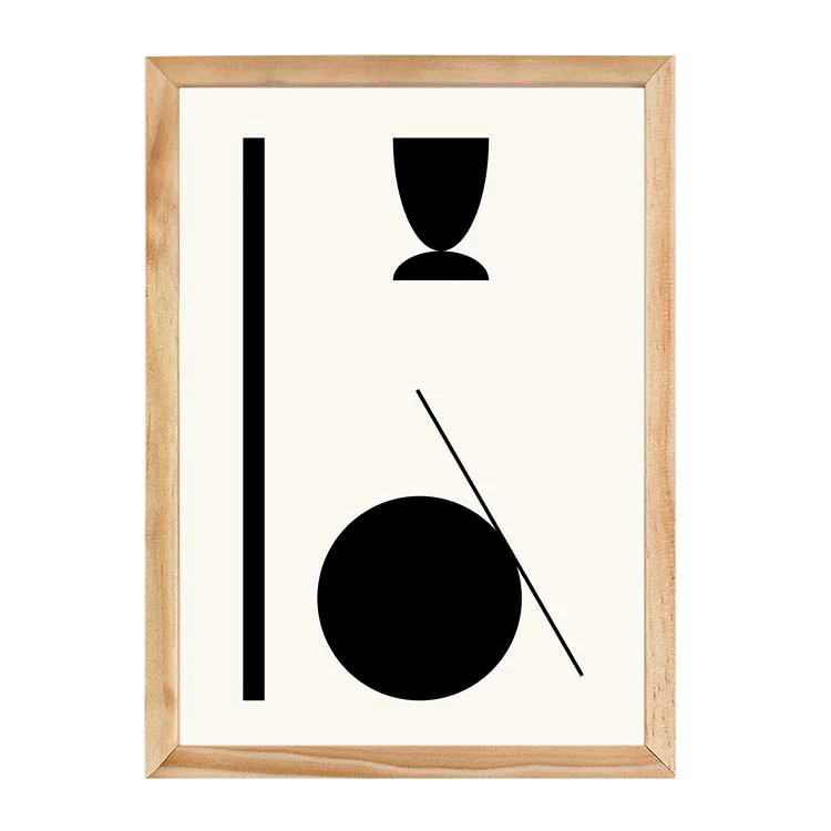 SHAPE ABSTRACT PRINT BLACK - Image 9