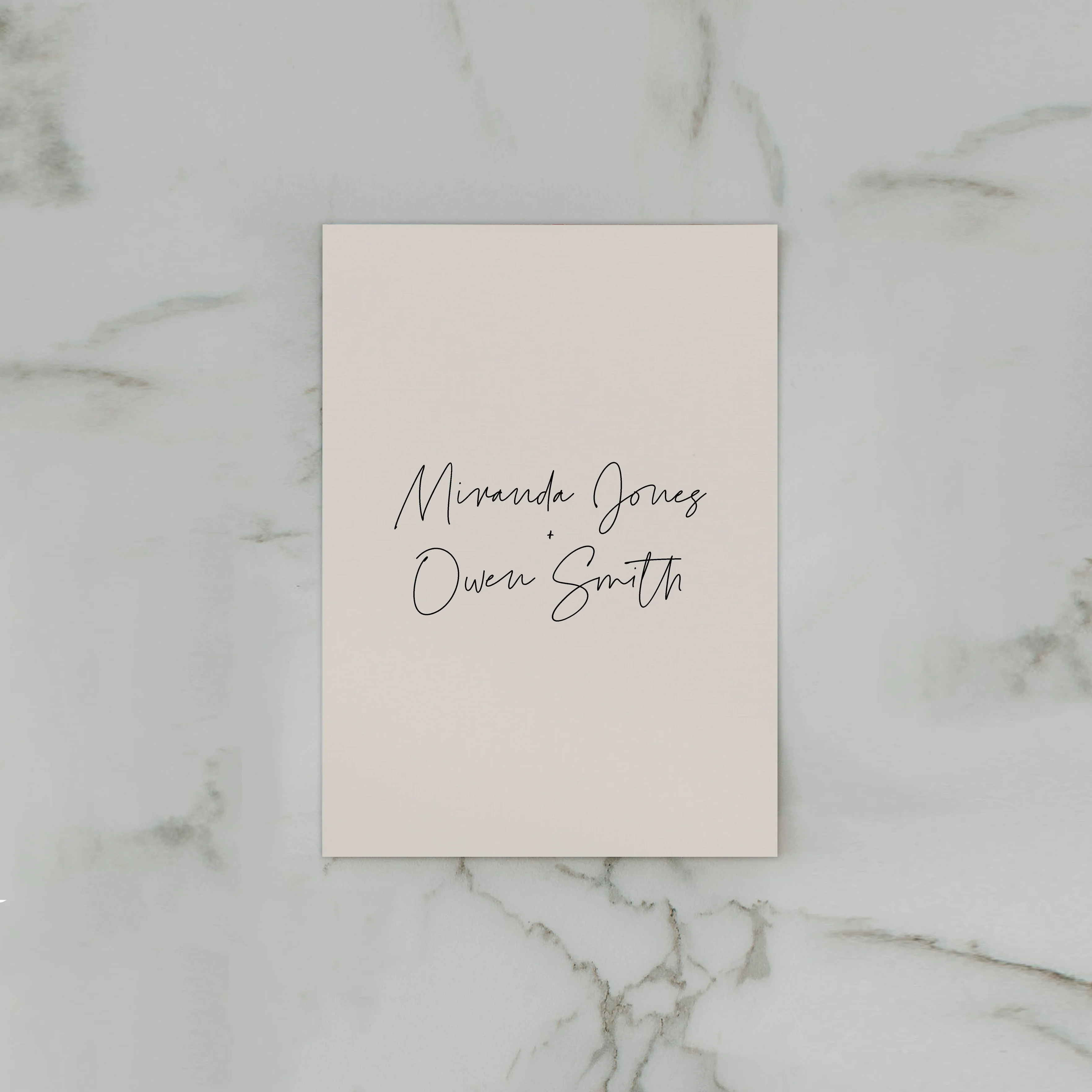 SIMPLICITY WEDDING INVITE SET NATURAL