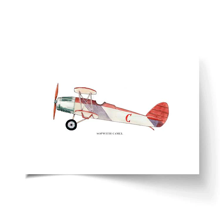 SOPWITH CAMEL AEROPLANE PRINT - Image 22