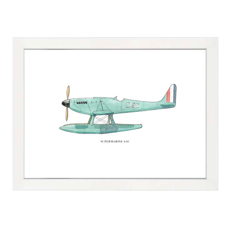 SUPERMARINE S6c AEROPLANE PRINT - Image 10