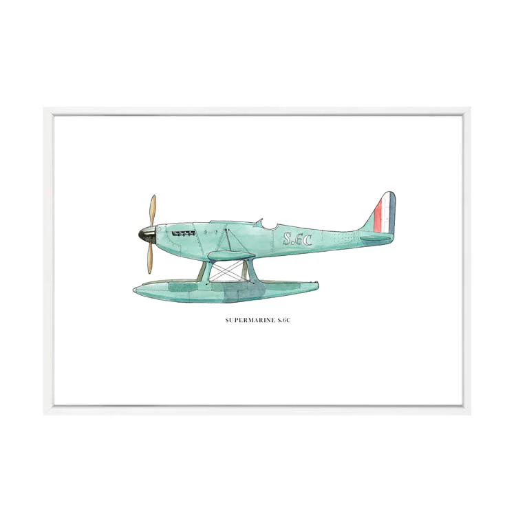SUPERMARINE S6c AEROPLANE PRINT - Image 20