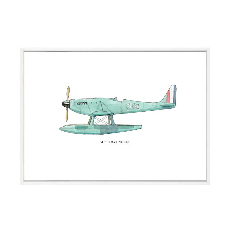SUPERMARINE S6c AEROPLANE PRINT - Image 21