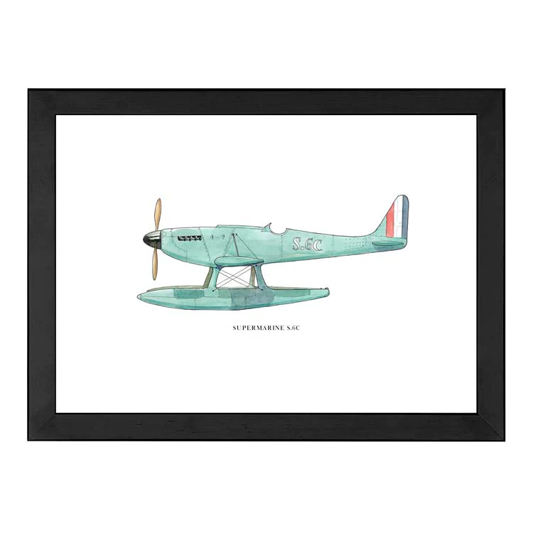SUPERMARINE S6c AEROPLANE PRINT - Image 8
