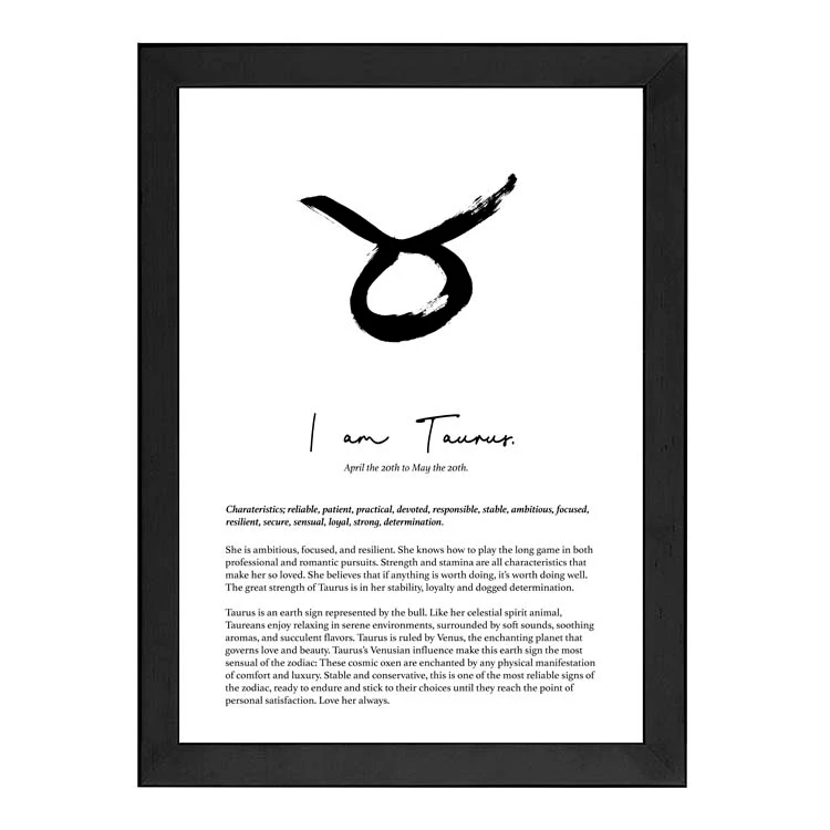 TAURUS STAR SIGN PRINT - Image 10