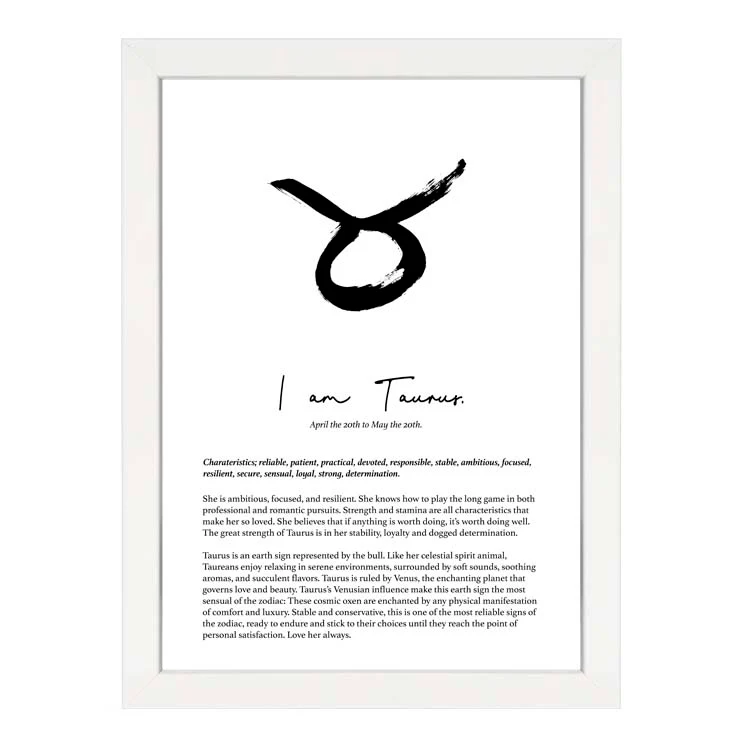 TAURUS STAR SIGN PRINT - Image 11