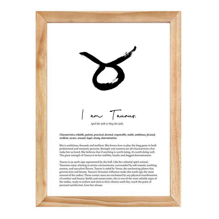 TAURUS STAR SIGN PRINT - Image 12