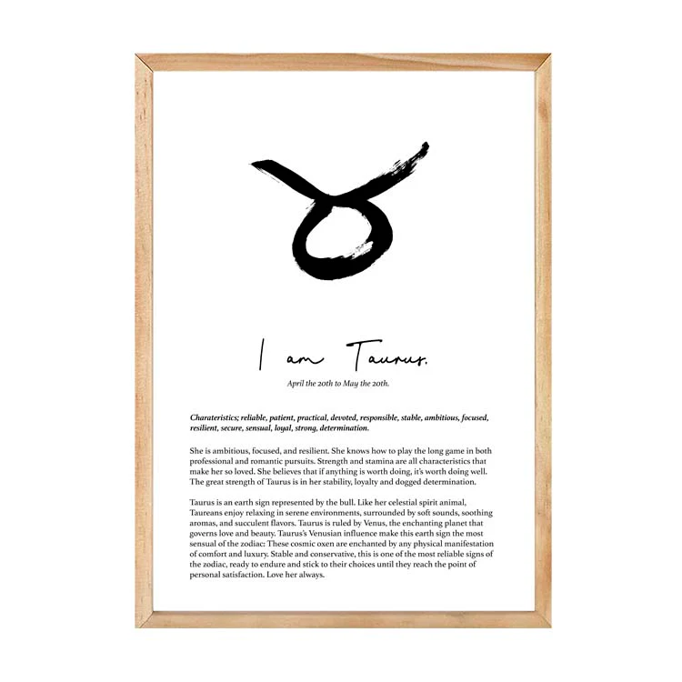 TAURUS STAR SIGN PRINT - Image 14