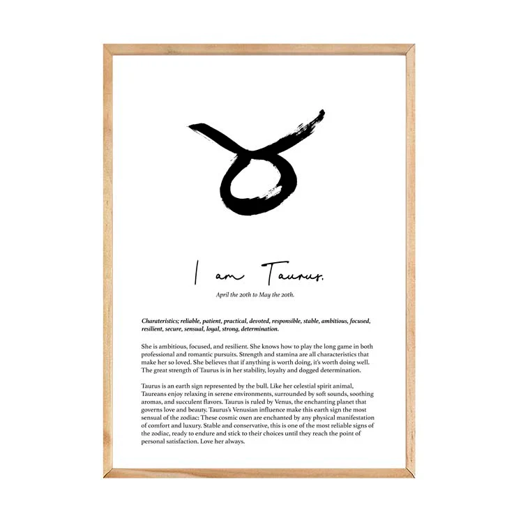 TAURUS STAR SIGN PRINT - Image 15
