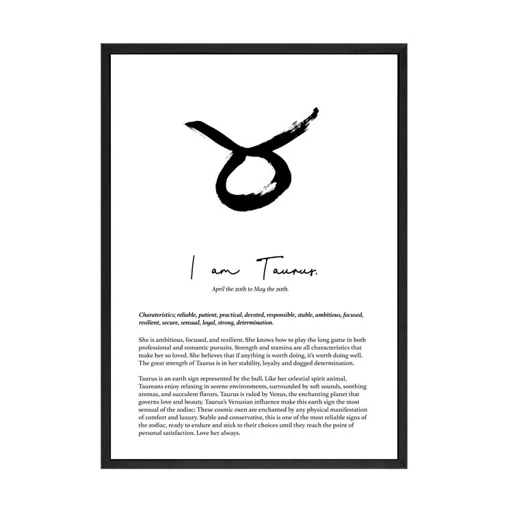 TAURUS STAR SIGN PRINT - Image 5