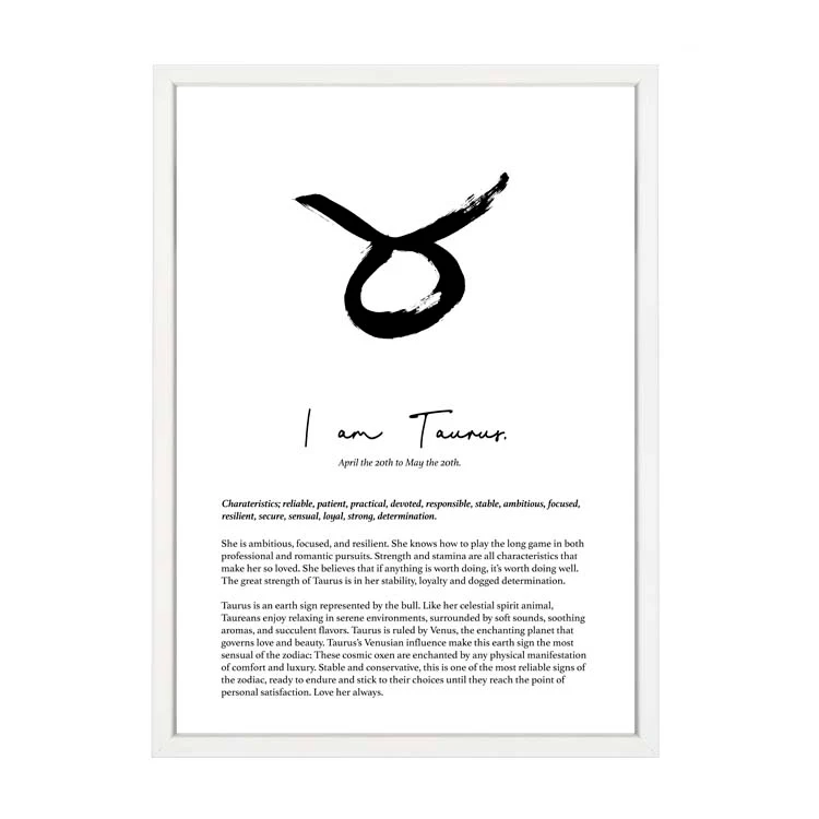 TAURUS STAR SIGN PRINT - Image 8