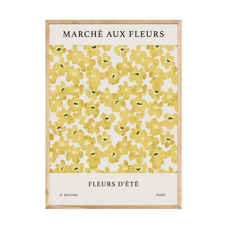 FRENCH FLEURS PRINT YELLOW - Image 8