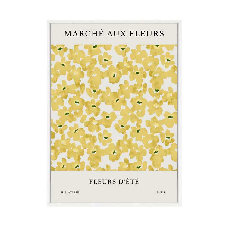 FRENCH FLEURS PRINT YELLOW - Image 9
