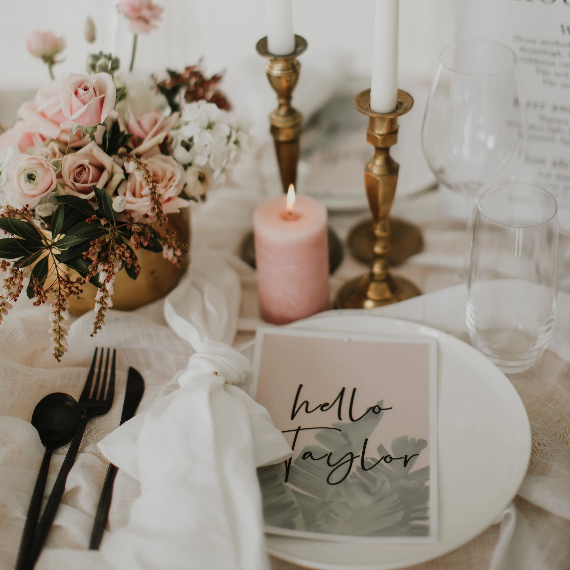 TROPICS WEDDING MENU & PLACE NAME SET - Image 3