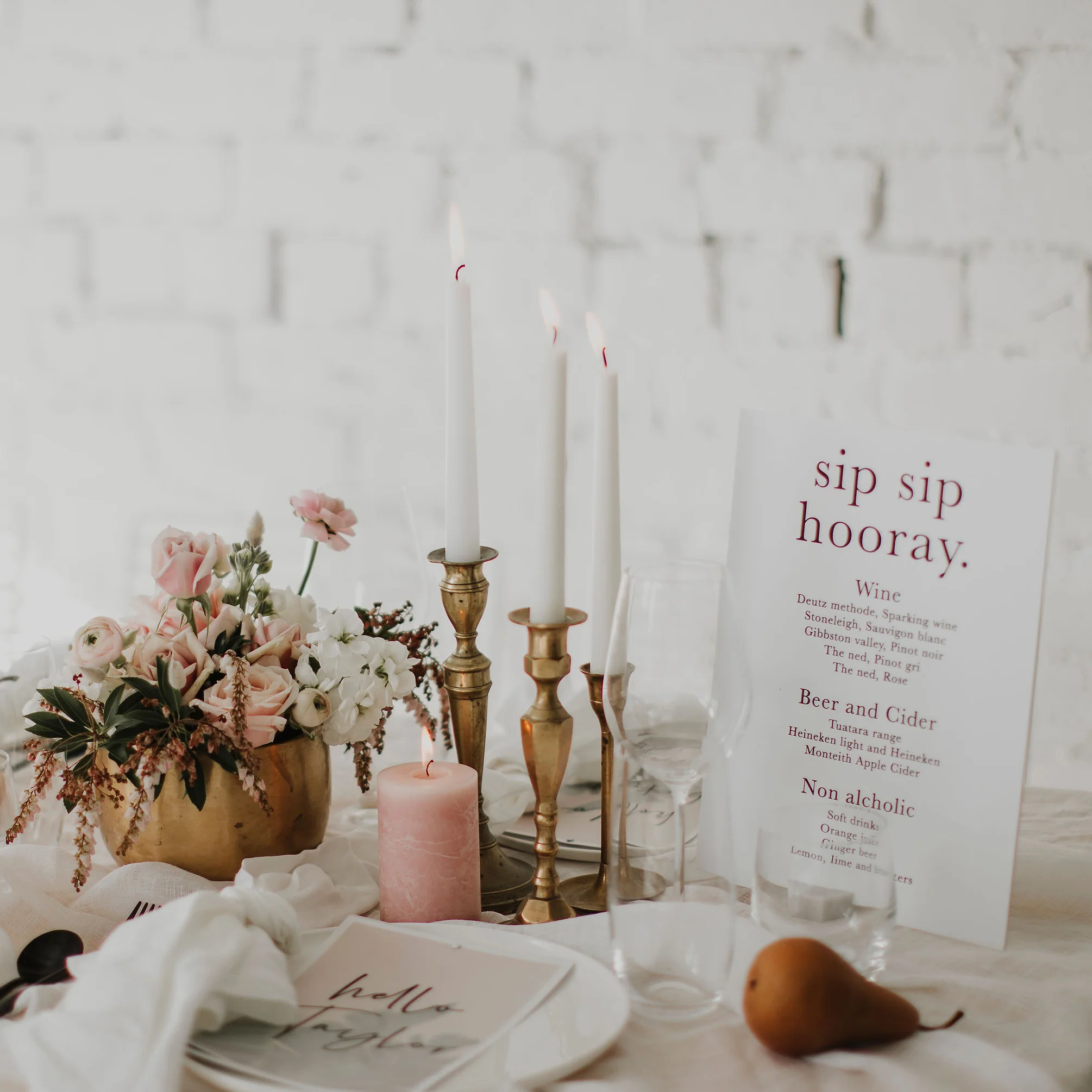 TROPICS WEDDING MENU & PLACE NAME SET - Image 5