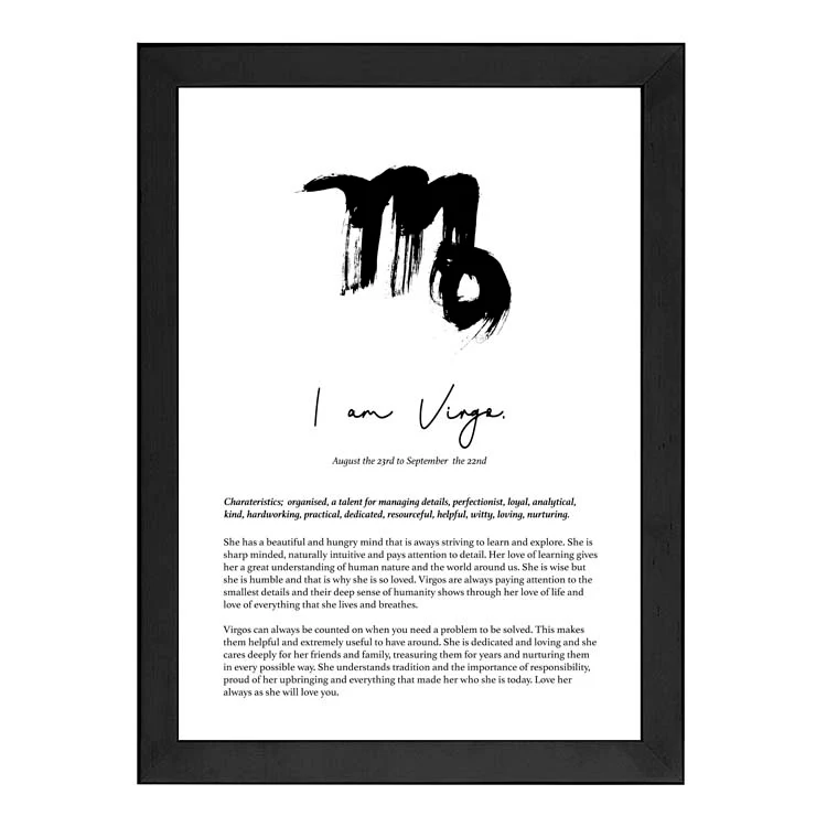 VIRGO STAR SIGN PRINT - Image 10