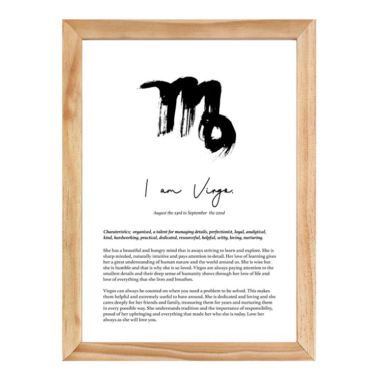 VIRGO STAR SIGN PRINT - Image 12
