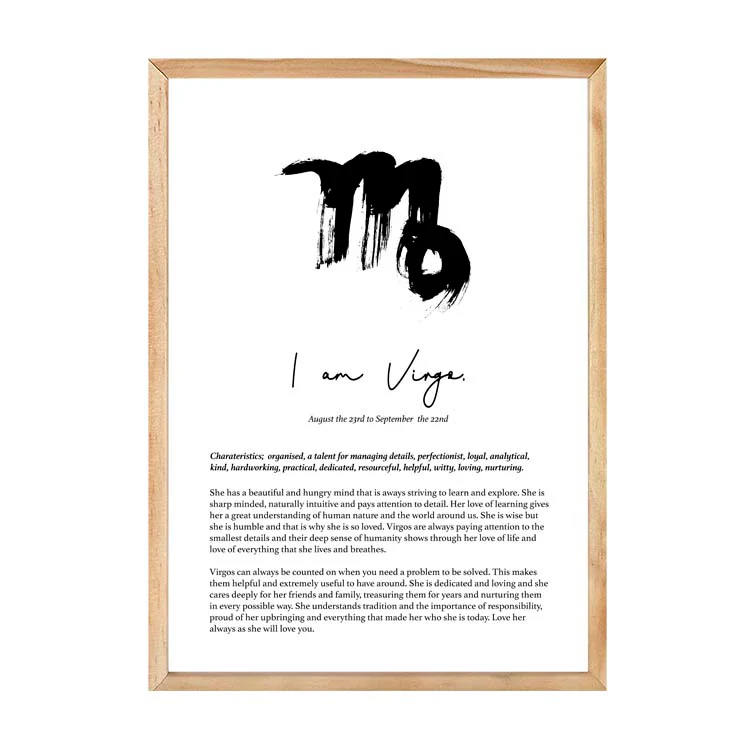 VIRGO STAR SIGN PRINT - Image 14