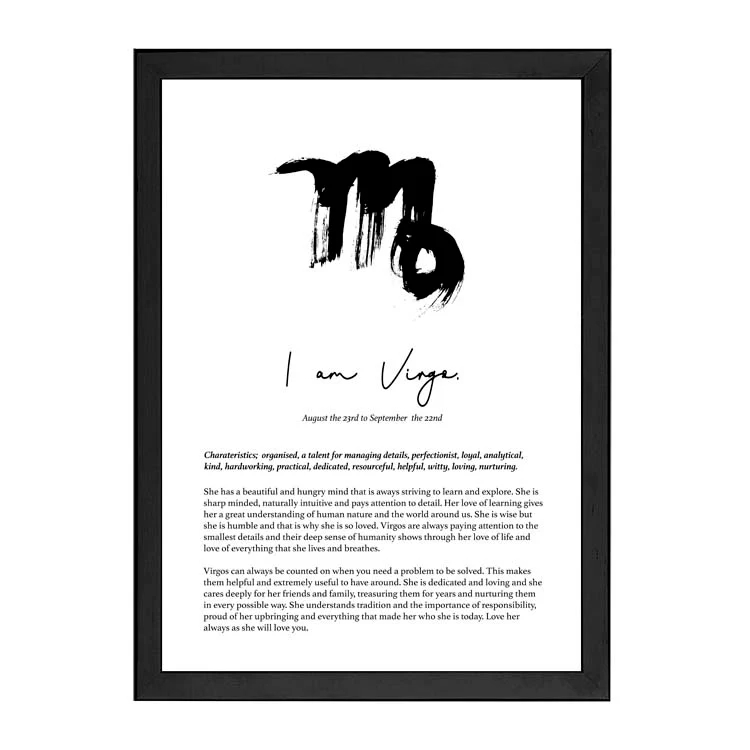 VIRGO STAR SIGN PRINT - Image 9
