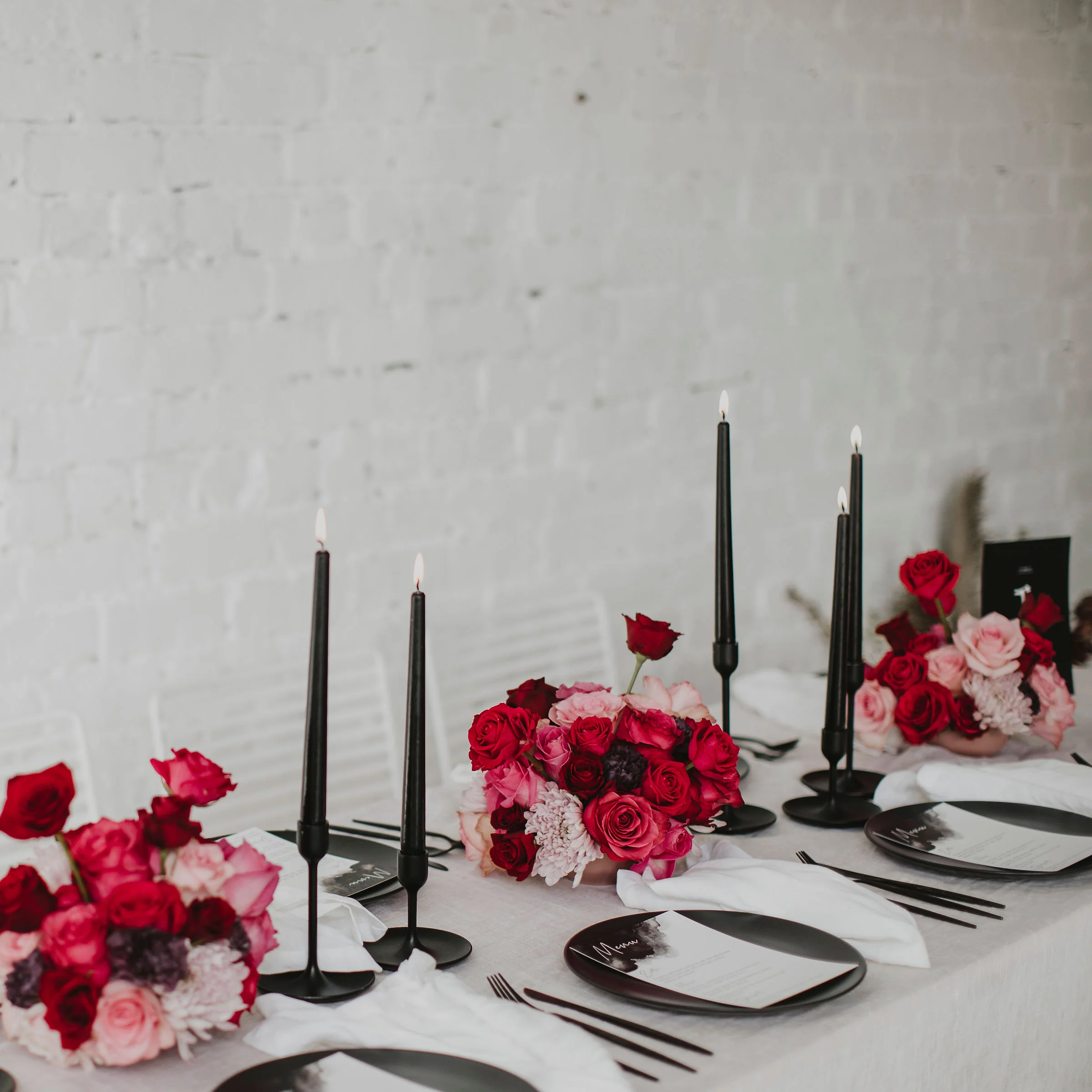 WATERCOLOUR WEDDING MENU BLACK - Image 8