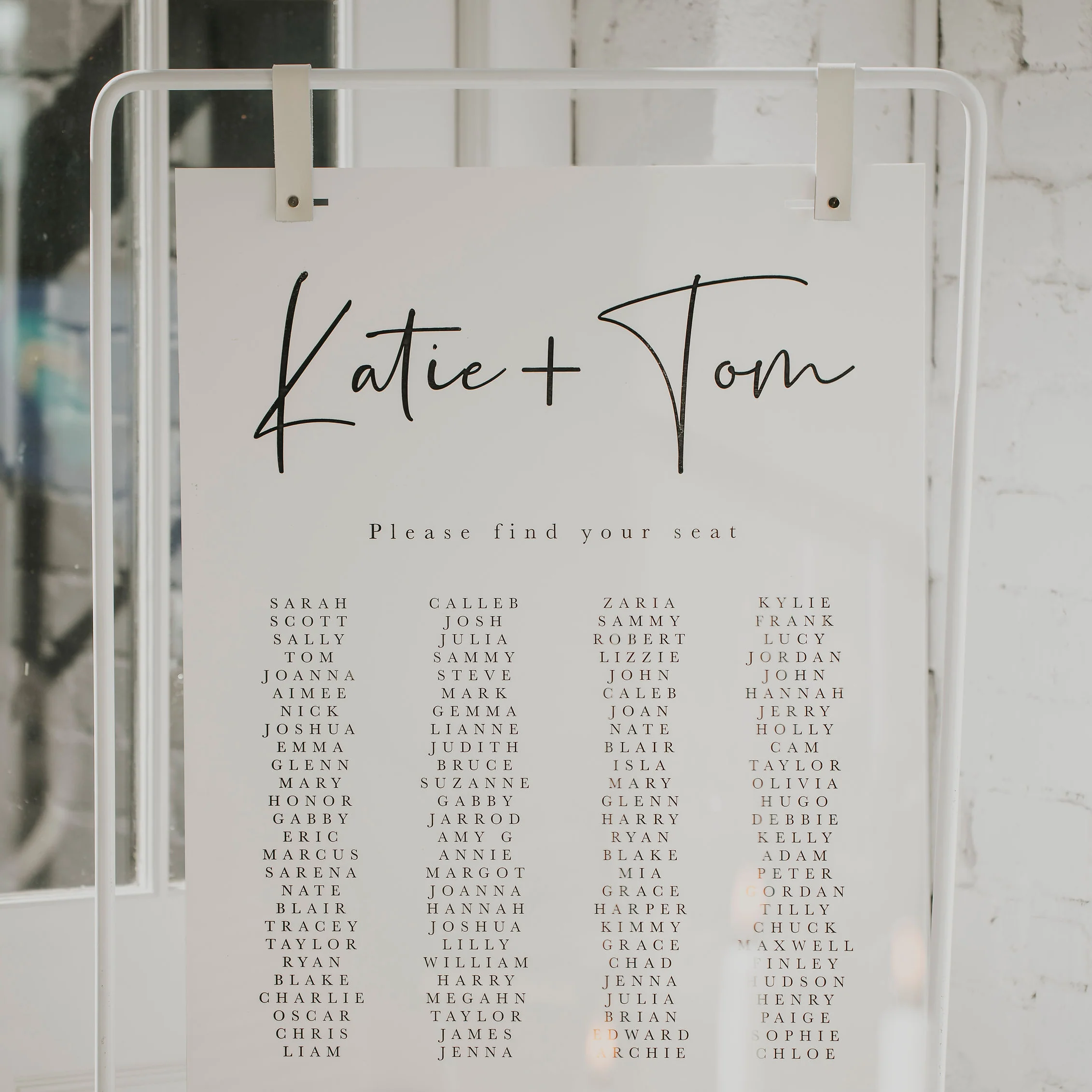 WHITE SIGNAGE STAND - HIRE - Image 10