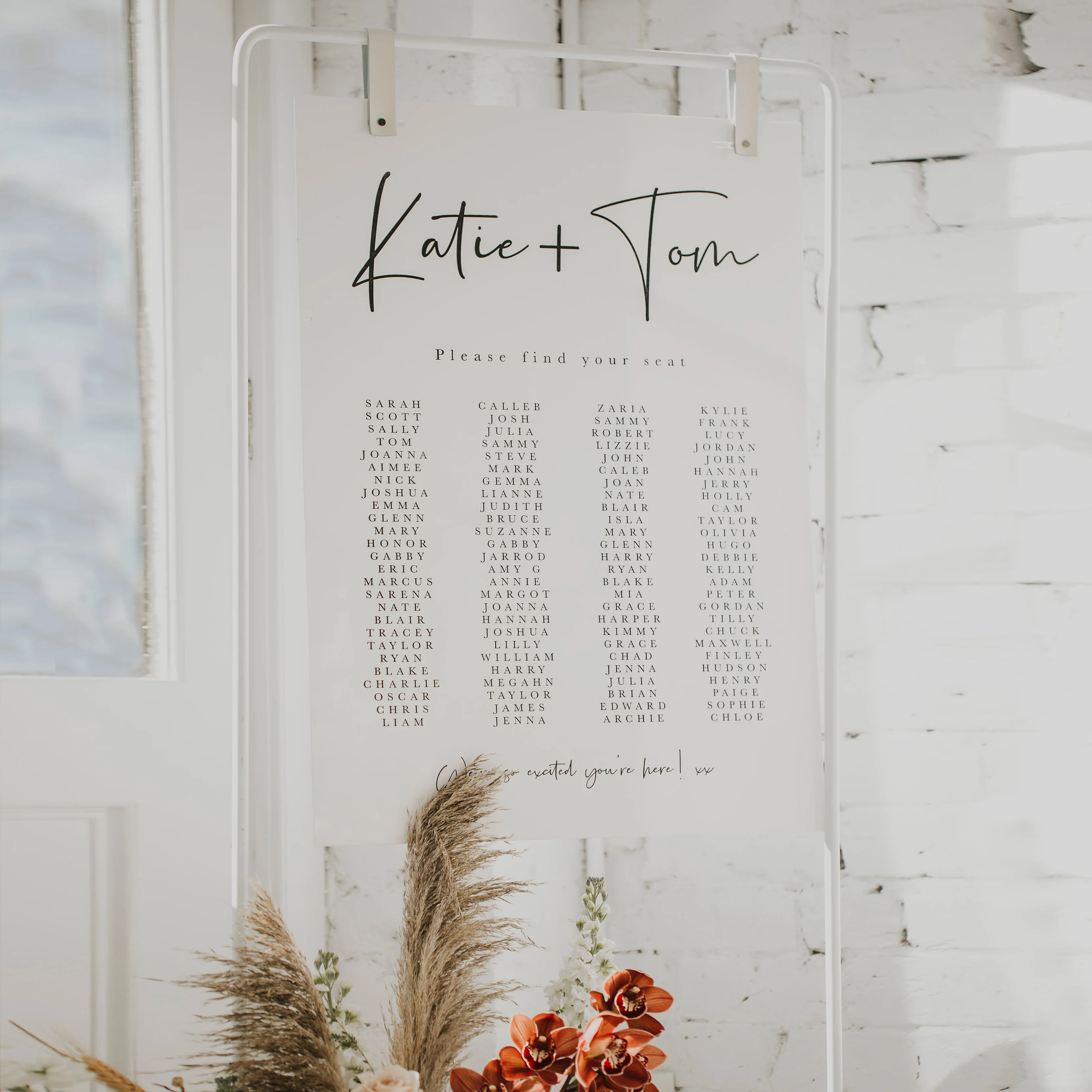 WHITE SIGNAGE STAND - HIRE - Image 9